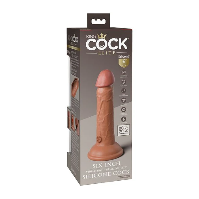 King Cock Elite Vibrating Dual Density - Vibration Modes and Features