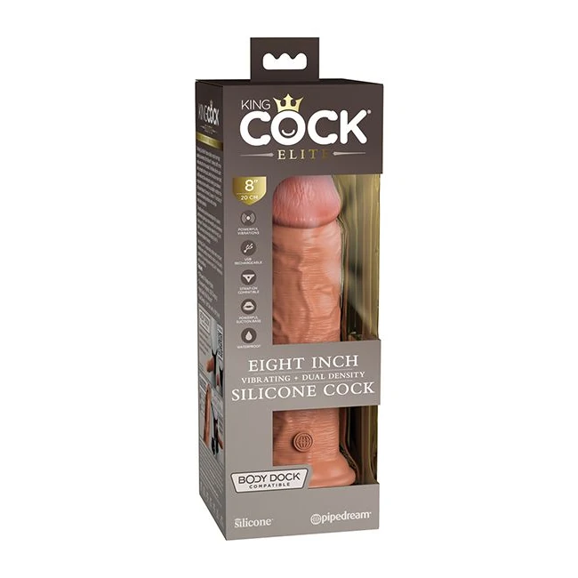 King Cock Elite Vibrating Dual Density - How It Feels
