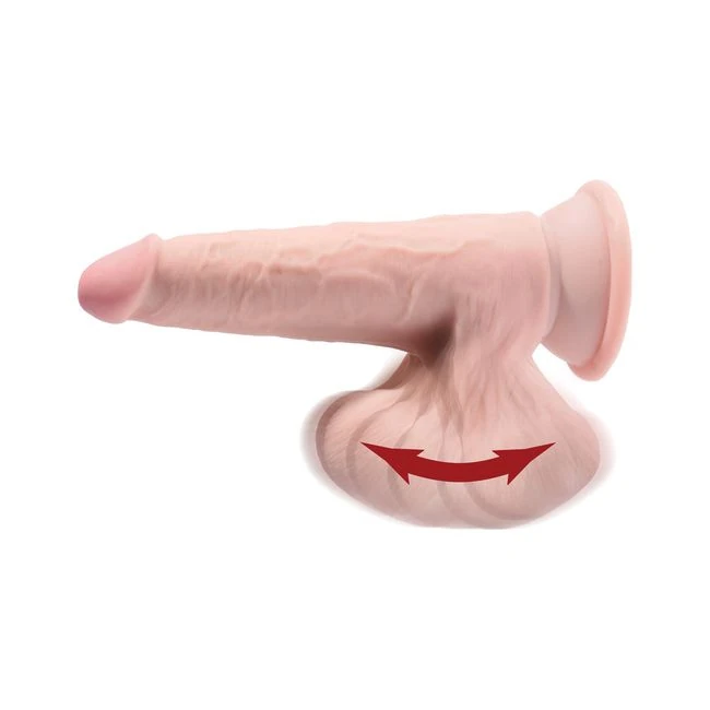 King Cock Triple Density Cock With Swinging Balls - Size & Compatibility