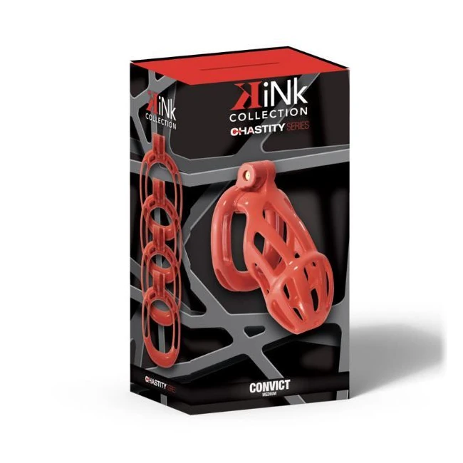 Kink Chastity Convict Cock Cage - A Locking Pin and an Elastic Waistband