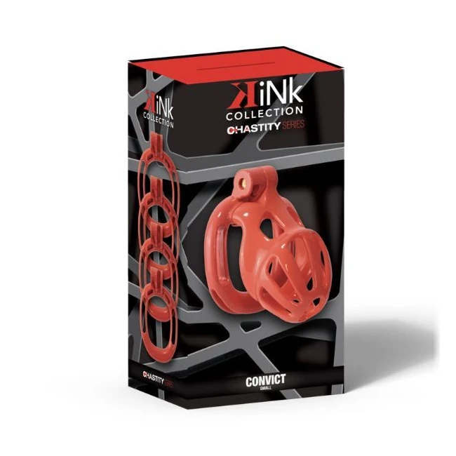 Kink Chastity Convict Cock Cage - Smooth Plastic That Stays Light in Use