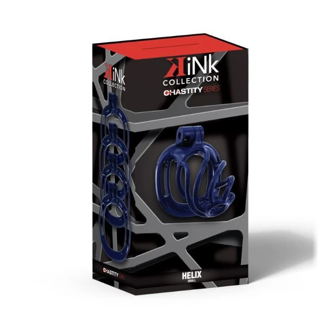 Kink Chastity Helix Cock Cage Dark - Built for Long Stretches of Wear