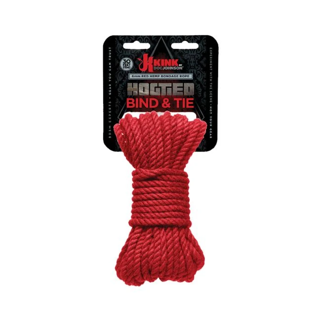 Kink Hogtied Bind & Tie Hemp Bondage Rope 30ft - Build & Quality