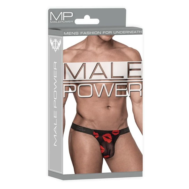 Kiss Me Micro Thong V Lips Print - Build & Quality