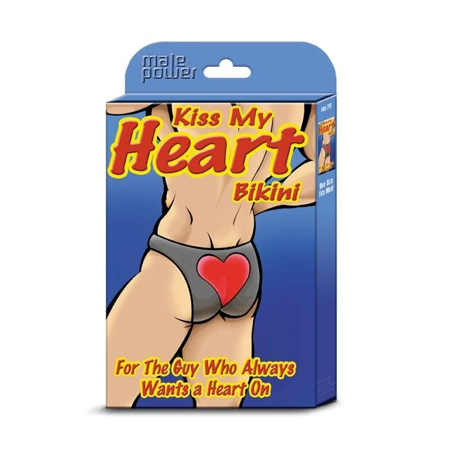 Kiss My Heart Bikini Black O/s - Materials & Fabric Features