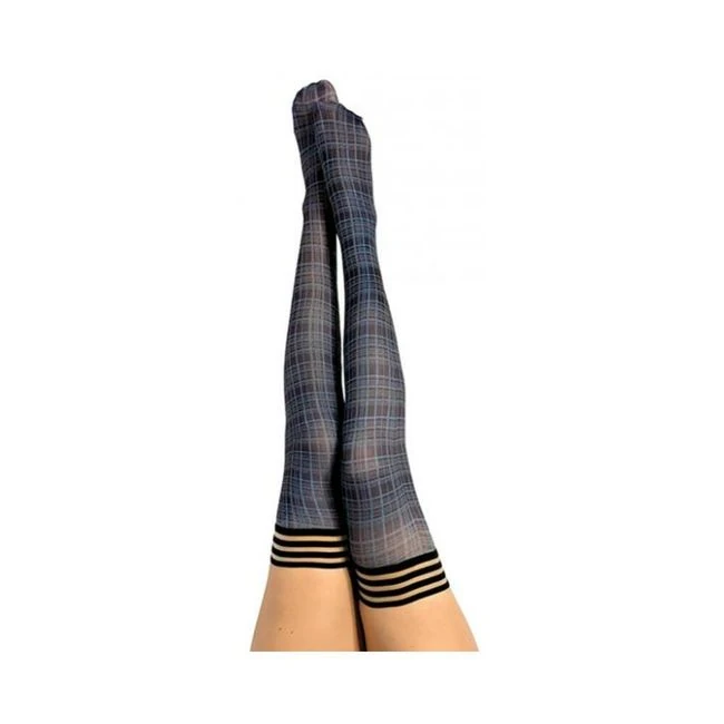 Kixies Debbie Navy Plaid - Size a - Fit & Sizing