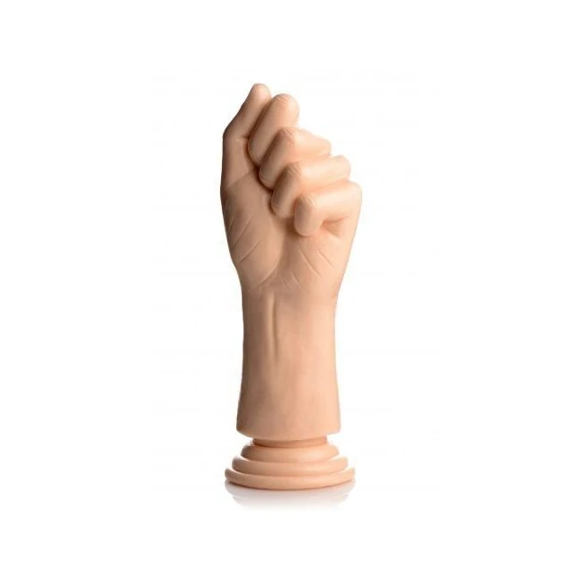 Knuckles Small Clenched Fist Dildo Beige - Shape & Texture