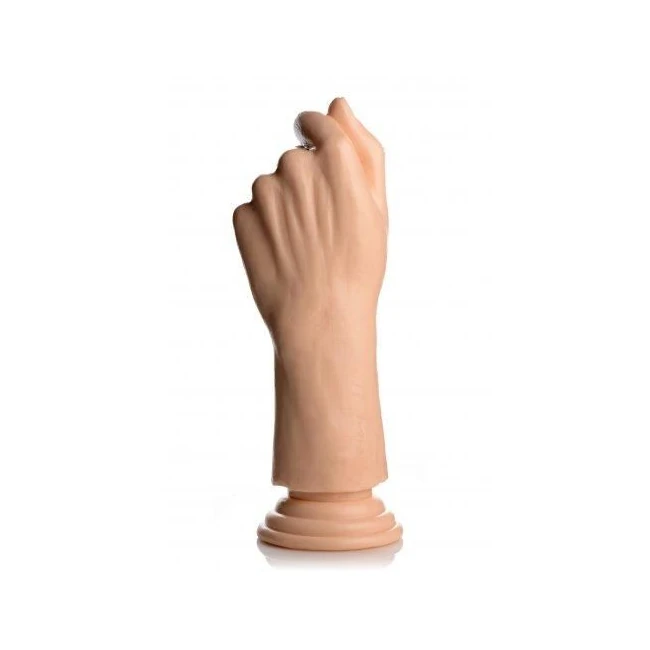 Knuckles Small Clenched Fist Dildo Beige - Realistic Fist Design