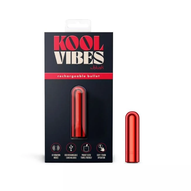 Kool Vibes - Rechargeable Mini Bullet - Vibration Modes and Control