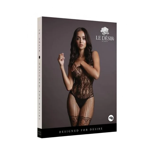 Lace and Fishnet Bodystocking - Fabric & Feel
