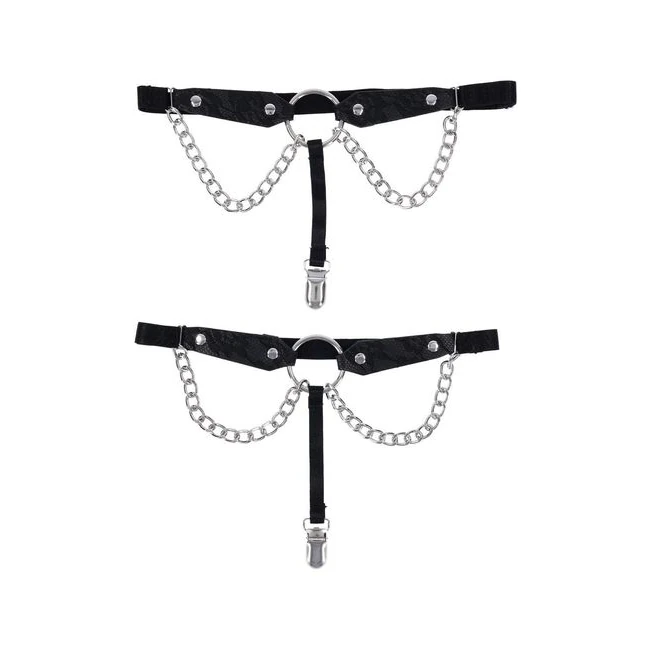 Lace Chain Lace Garters - Materials & Craftsmanship