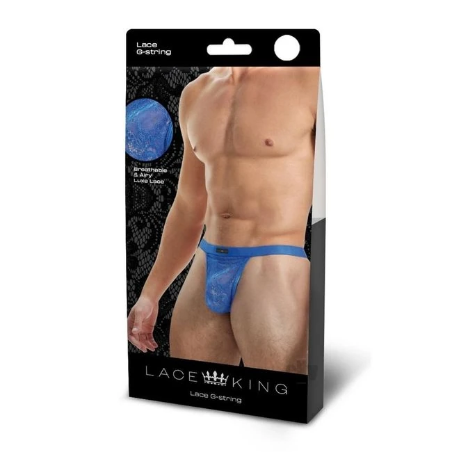 Lace King Lace Gstring Blu - Overview