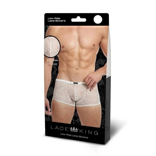 Lace King Lace Trunks Wht - Overview