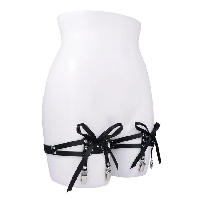 Lace Laced Up Garters - Materials
