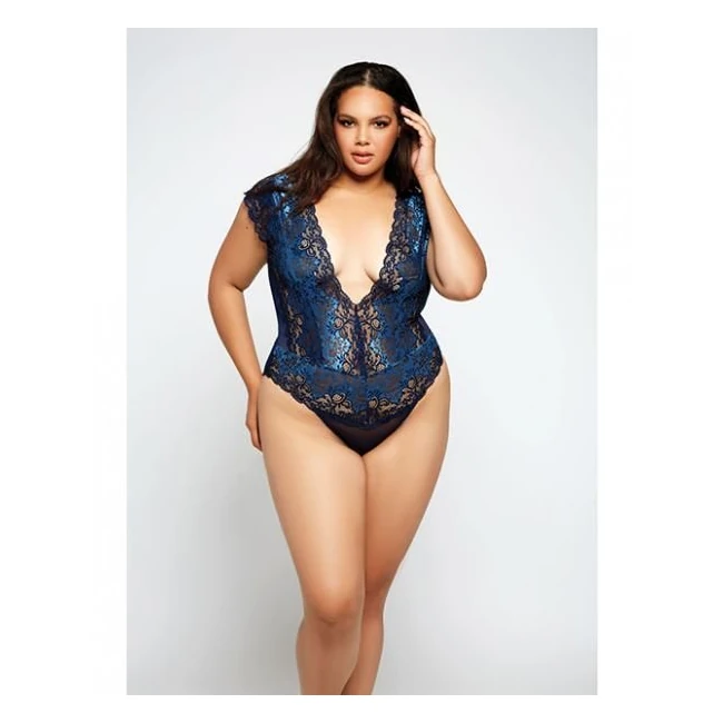 Lace & Mesh Deep V Teddy - Fit & Sizing