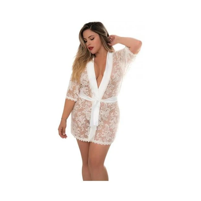 Lace Robe W/matching G-string Ivory 1x/2x - What Is the Lace Robe W/matching G-string Ivory 1x/2x?