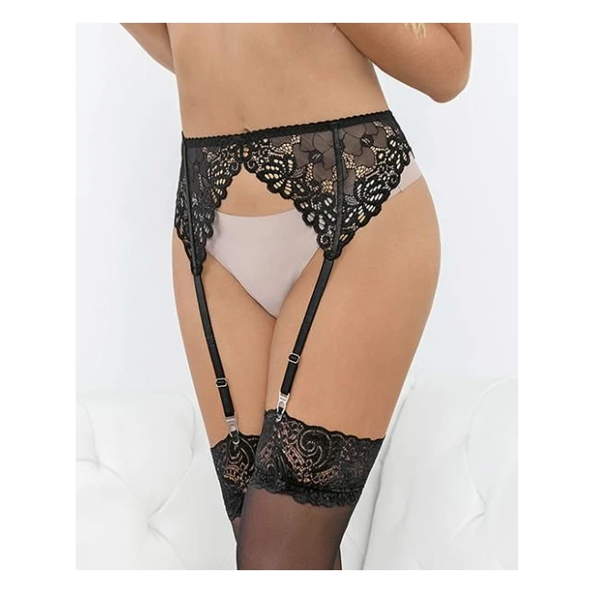 Lace Romance Garterbelt - Fabric & Feel