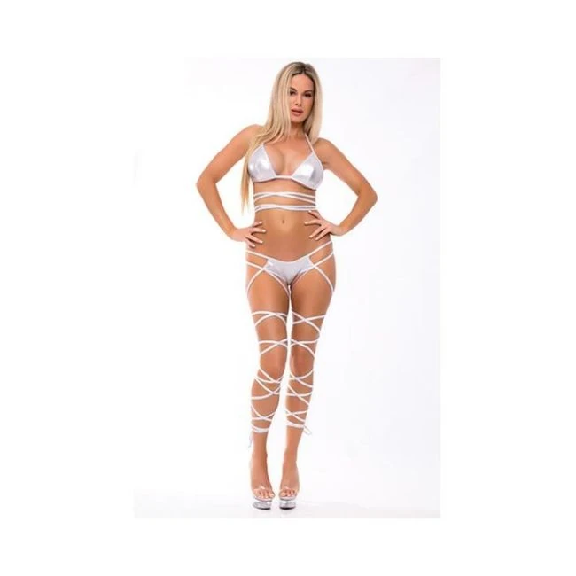 Lace Up Lover Bra Set Silver - What Is the Lace Up Lover Bra Set Silver?
