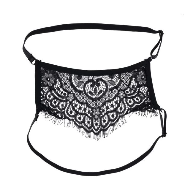 Lace Veiled Vision Blindfold - Hardware & Fasteners