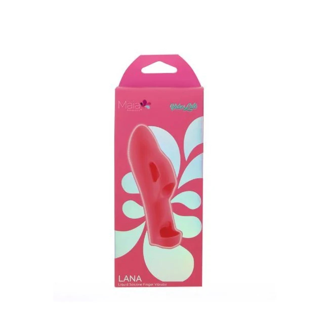 Lana Liquid Silicone Finger Vibe Red - How It Feels