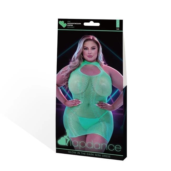 Lapdance Glow in the Dark Mini Dress - Fabric & Feel