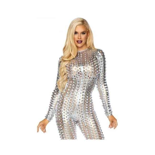 Laser-cut Metallic Catsuit - Fit & Sizing