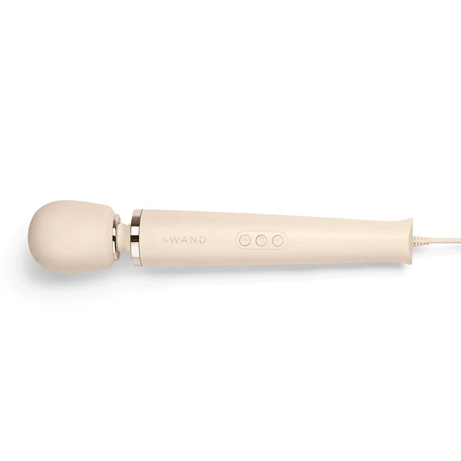 Le Wand Powerful Plug-in Vibrating Massager - Cream - Introduction to the Le Wand Powerful Plug-in Vibrating Massager - Cream