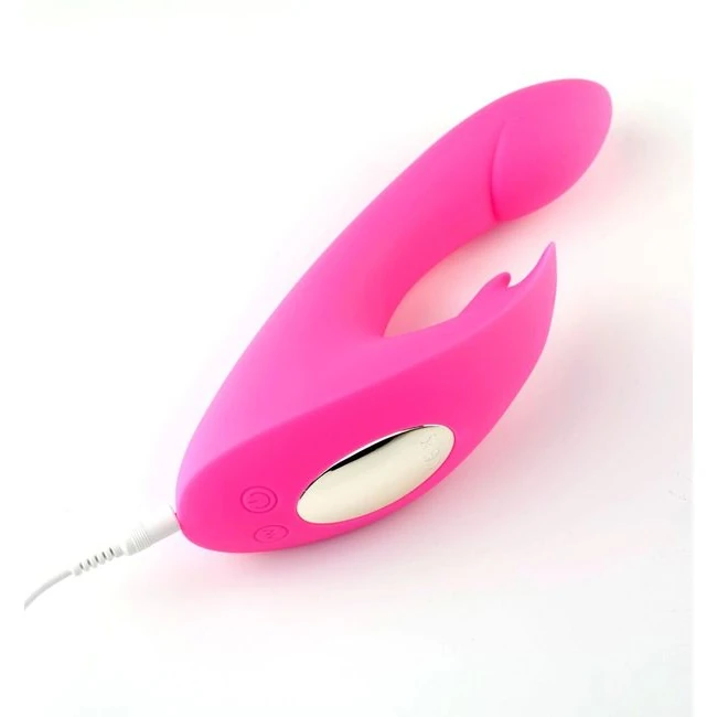 Leah Rechargeable Silicone Rabbit Massager Neon Pink - Vibration Modes and Features