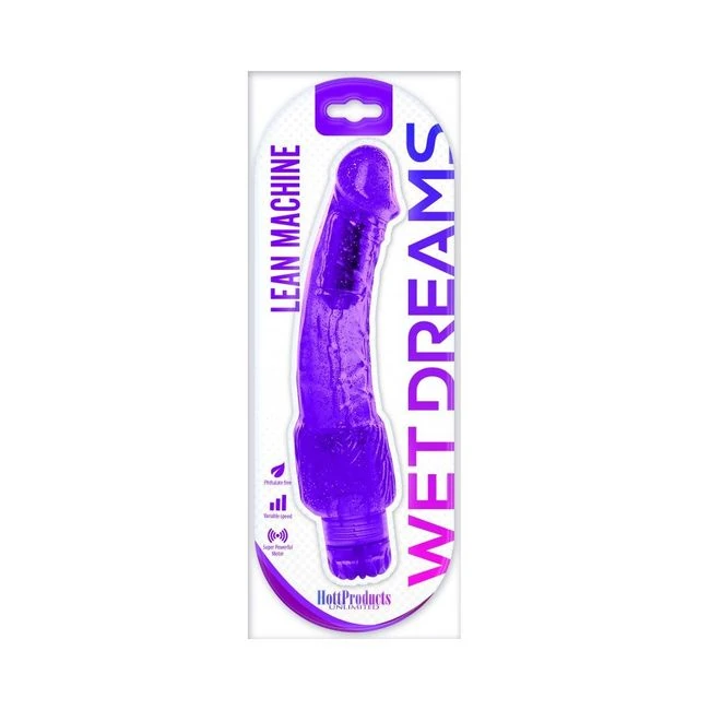 Lean Machine Purple Realistic Vibrator - How It Feels
