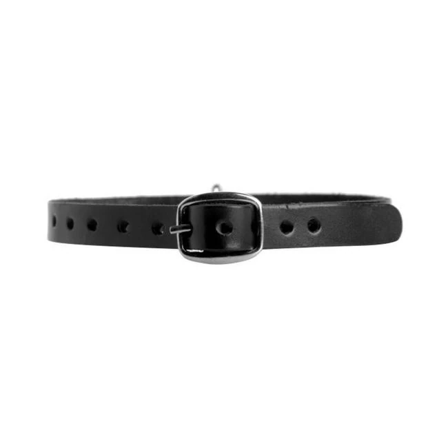 Leather Choker Collar with O Ring M/l - Build & Quality