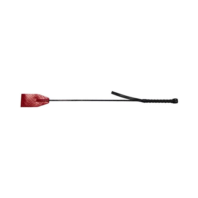 Leather Riding Crop Burgunday & Black Accessories - Build & Quality