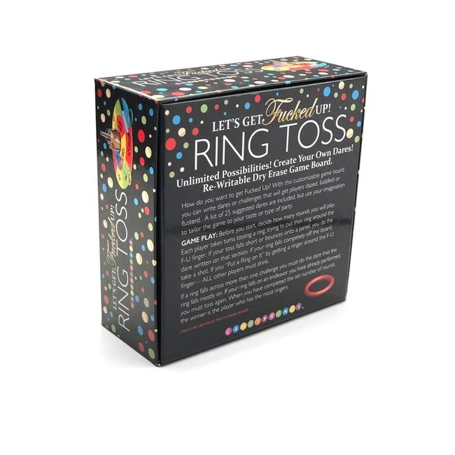 Lets Get F'd up Ring Toss - What the Set Includes