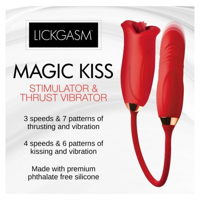 Lg Magic Kiss Clit Stim W/ Thrusting Vibe - How It Feels
