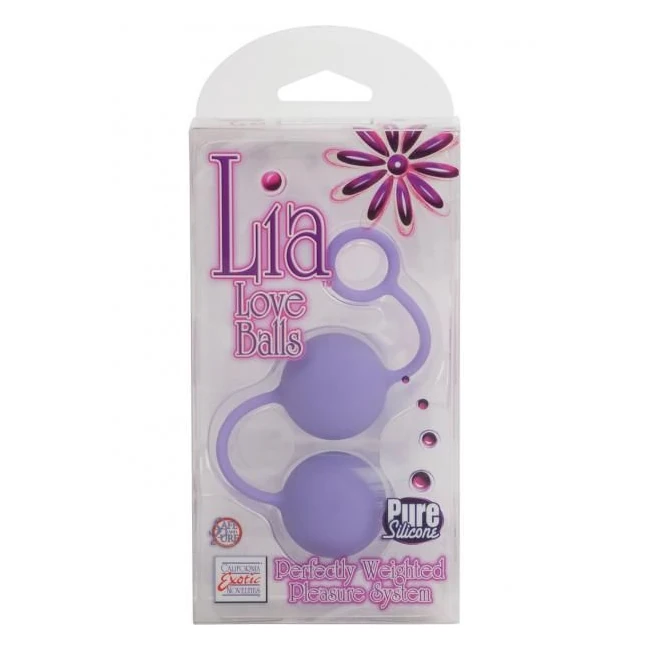 Lia Love Balls Weighted 8 Inch Pure Silicone Purple - How It Feels
