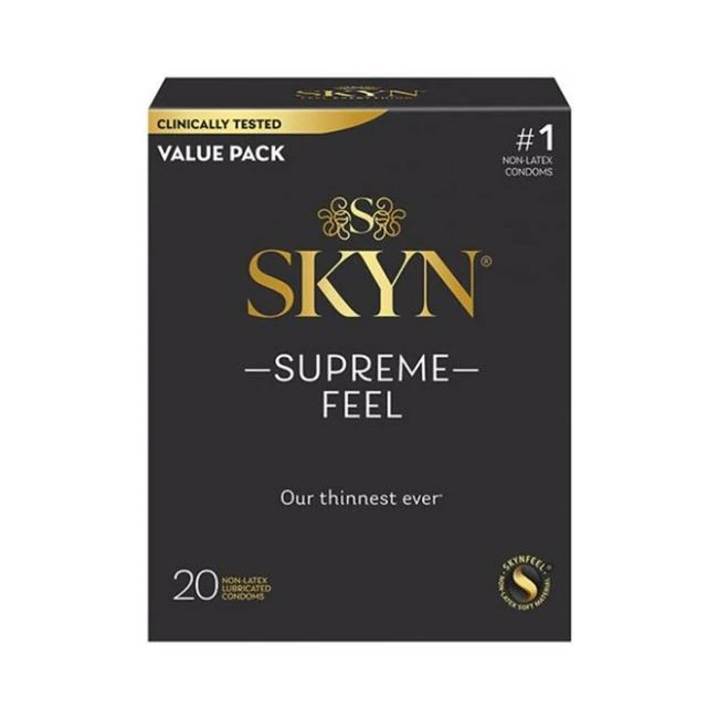 Lifestyles Skyn Supreme Feel Condoms - Pack Of - Overview
