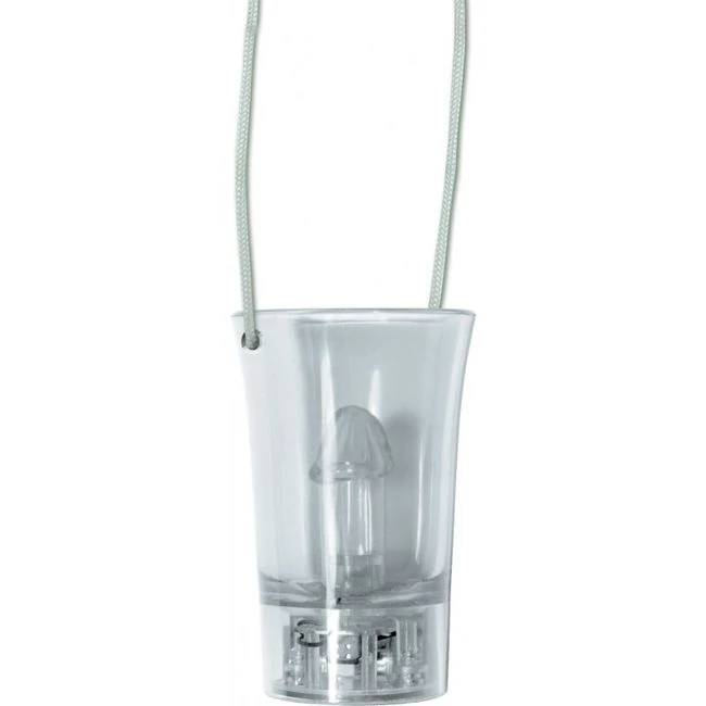 Light up Pecker Party Shot Glass - A Light-Up Figure Sitting Beneath the Drink