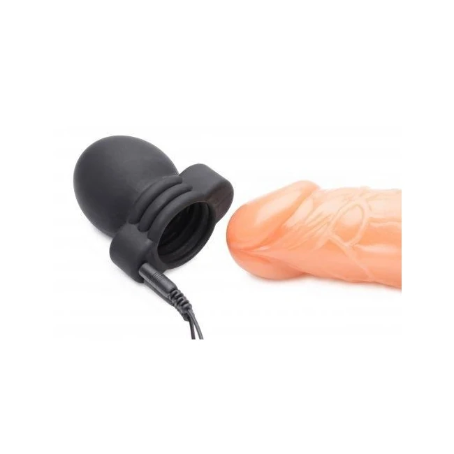Lightning Hood E-stim Penis Head Teaser Black - Hardware & Fasteners