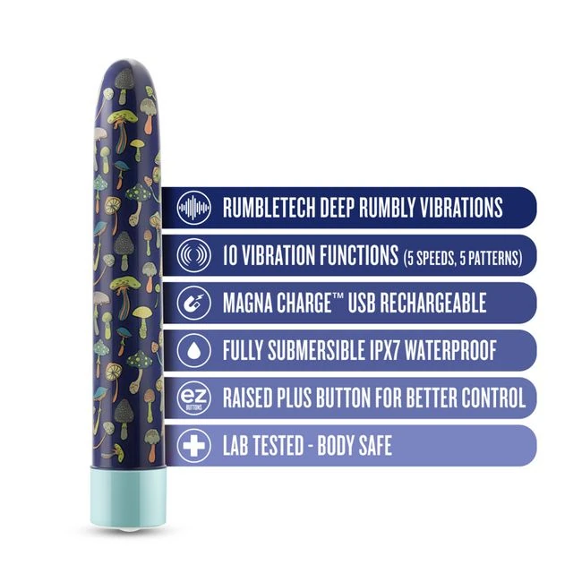 Limited Addiction Dreamscape 7 in Rechargeable Vibe Blue - Introducing the Limited Addiction Dreamscape 7-Inch Rechargeable Vibe
