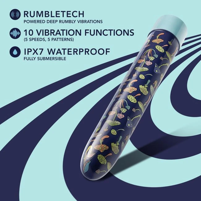 Limited Addiction Dreamscape 7 in Rechargeable Vibe Blue - How It Feels