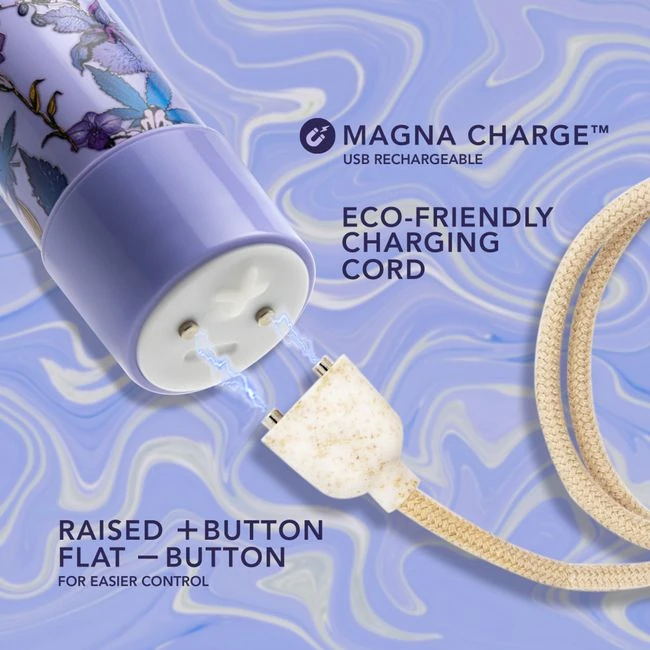 Limited Addiction Floradelic 7 in Rechargeable Vibe Purple - Vibration Modes and Customization