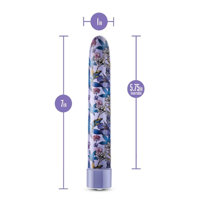 Limited Addiction Floradelic 7 in Rechargeable Vibe Purple - Power & Performance