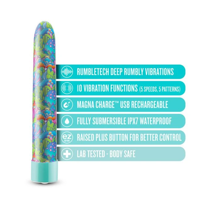 Limited Addiction Utopia 7 in Rechargeable Vibe Aqua - Introducing the Limited Addiction Utopia 7-inch Rechargeable Vibe Aqua