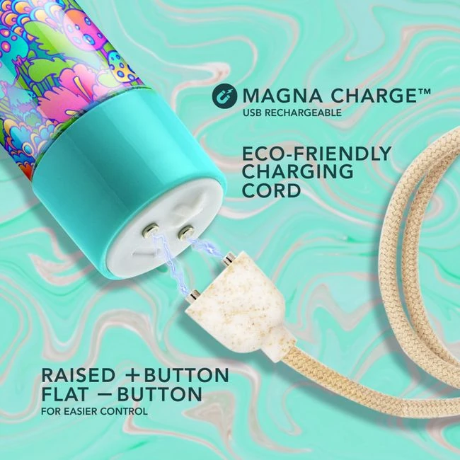 Limited Addiction Utopia 7 in Rechargeable Vibe Aqua - Vibration Modes and Customization