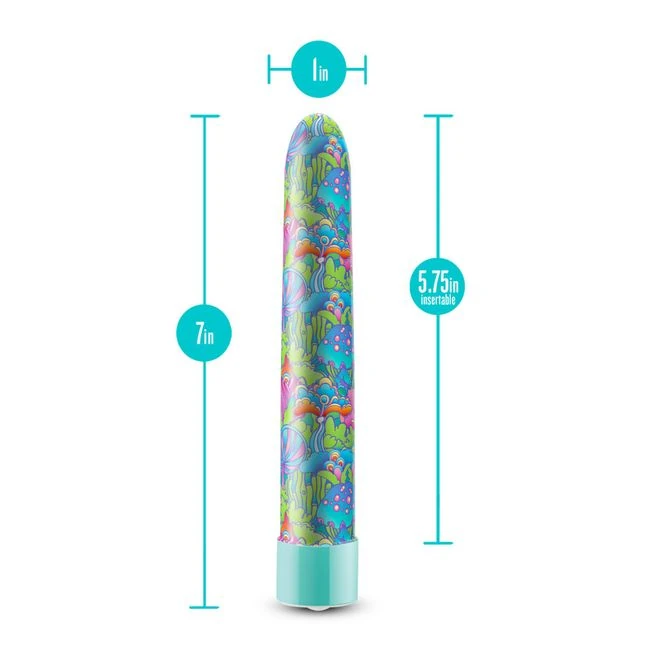 Limited Addiction Utopia 7 in Rechargeable Vibe Aqua - Power & Performance