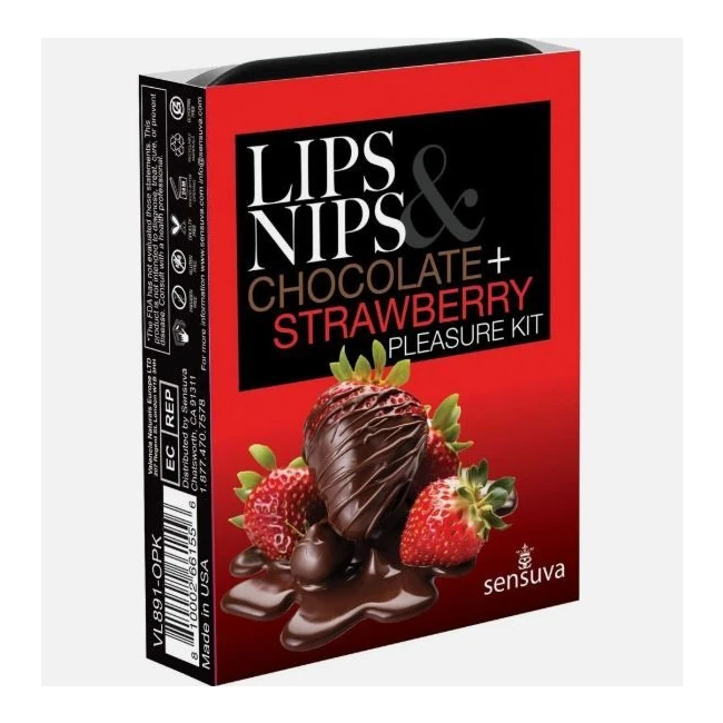 Lips & Nips Pleasure Kit Chocolate & - How the Balms Feel