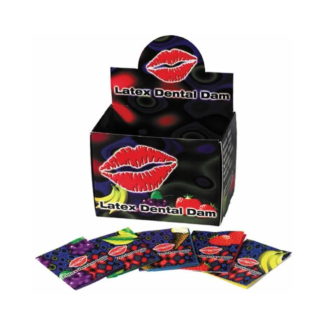 Lixx Flavored Dental Dam Assorted Flavors 100 Count - Overview