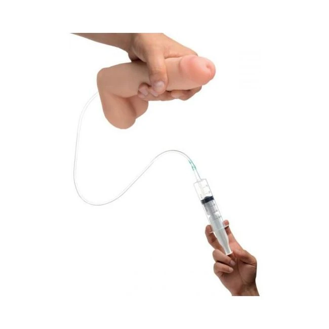 Loadz. Dual Density Squirt Cock - Size & Usage Features