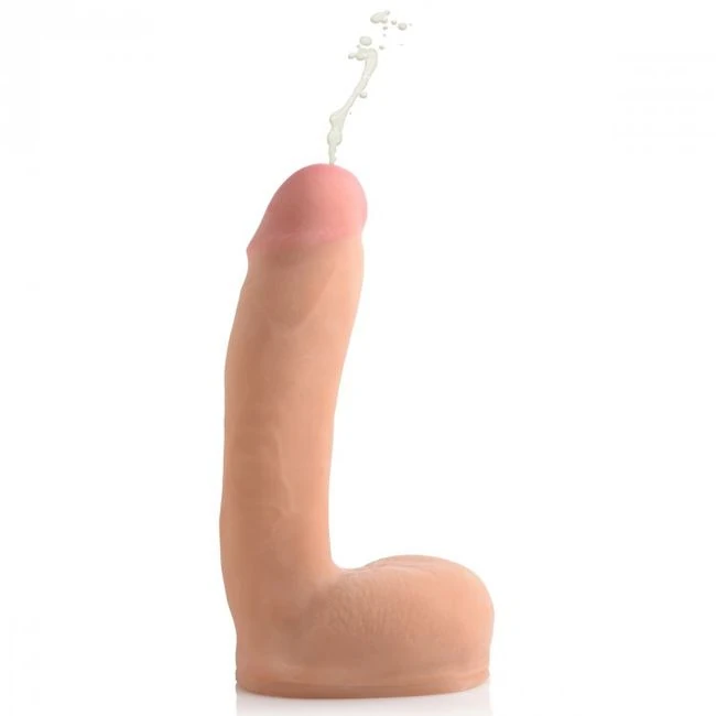 Loadz Dual Density Squirting Dildo Light - Shape & Texture