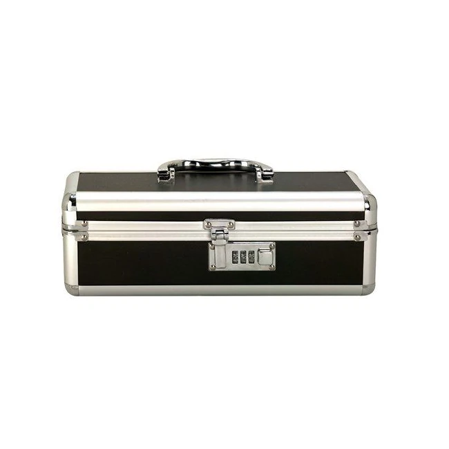 Lockable Vibrator Case - Room for a Full Collection in a Metal Shell