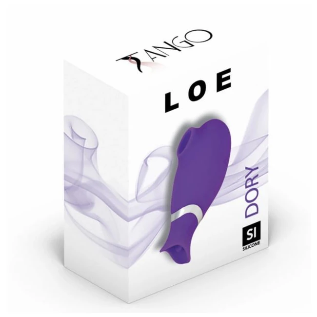 Loe Dory Pulsing & Flicking Stimulator Purple - Vibration Modes